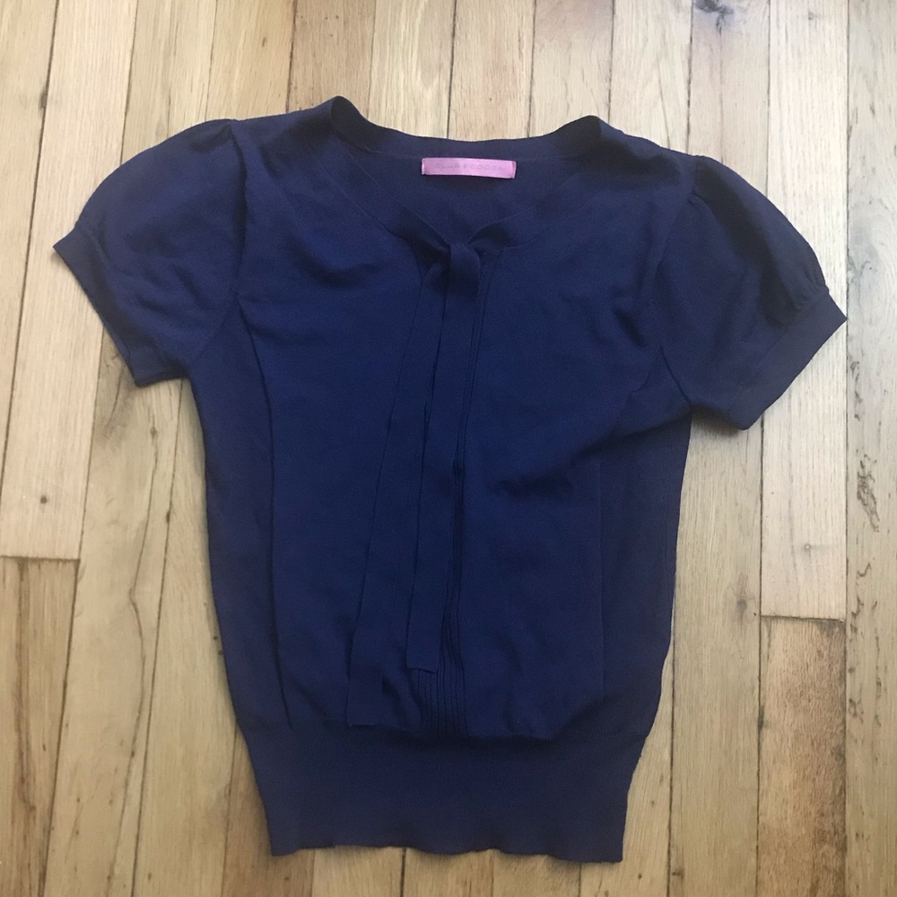 Navy blue sweater blouse 💙